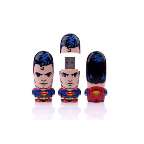 8GB Superman, USB 2.0, Type-A, Cuffia, Blu, Rosso - Foto 1